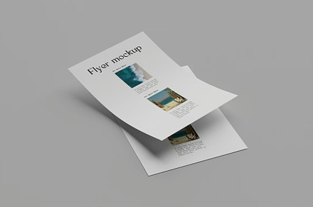 A4 Flyer Mockup, an Advertising Mockup by Se٧enStudio