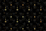Celestial Gold Mystic Digital Paper, an Illustration by Digital Curio (Thumbnail 3 of 7)