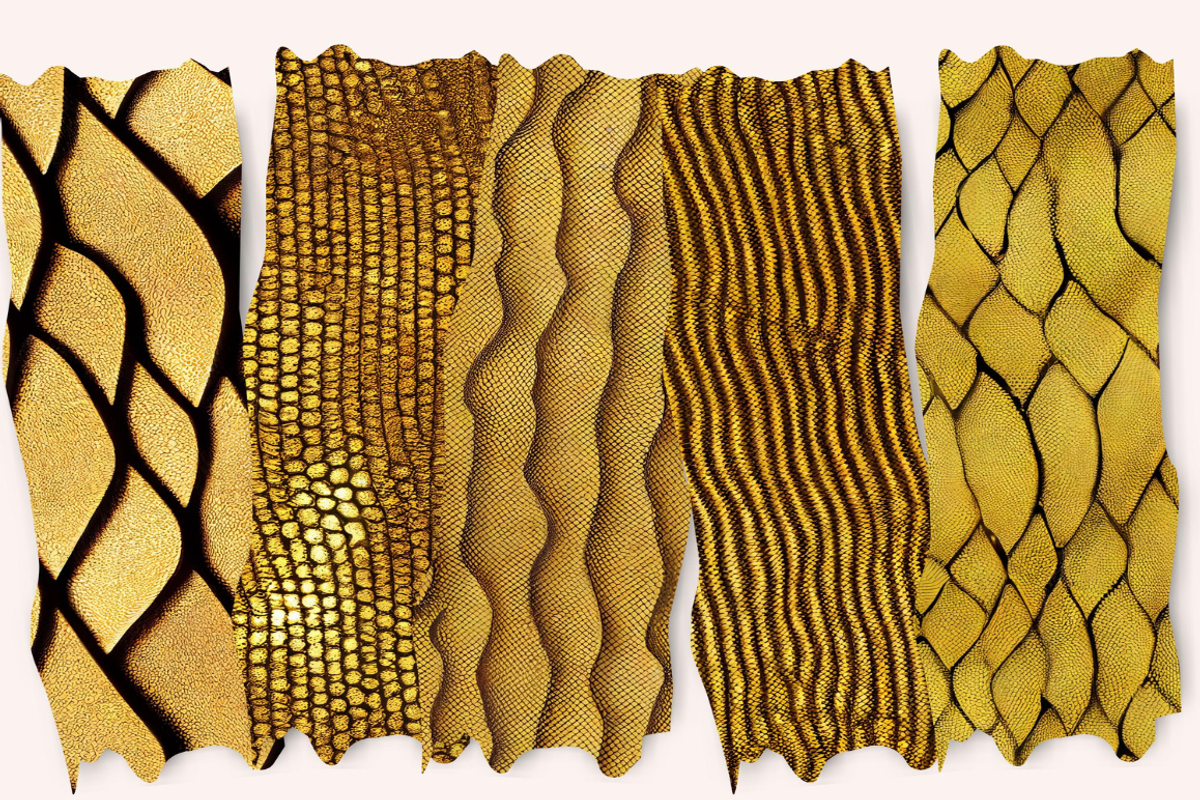 Gold Snake Skin Seamless, a Pattern Graphic by PrintablesByFranklyn (Photo 10 of 10)