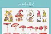 Cute Mice & Friends Clipart Set, an Animal Illustration by Pretty Little Lines (Thumbnail 12 of 13)