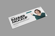 Realistic Banner Mockup, an Advertising Mockup by GraphicWindow (Thumbnail 6 of 6)