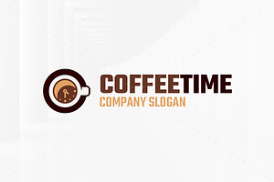 Coffee Time Logo Template