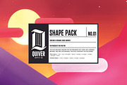 Procreate Shape Brush Pack 01, a Brush Add-On by Quiver Supply Co. (Thumbnail 1 of 5)