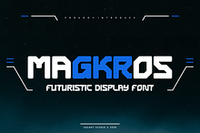 Magkros - Futuristic Font