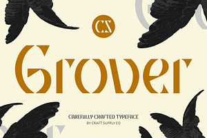 CS Grover Display Font