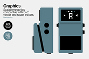 Guitar & Bass - Modern Graphics, an Object Illustration by illugrama (Thumbnail 11 of 24)