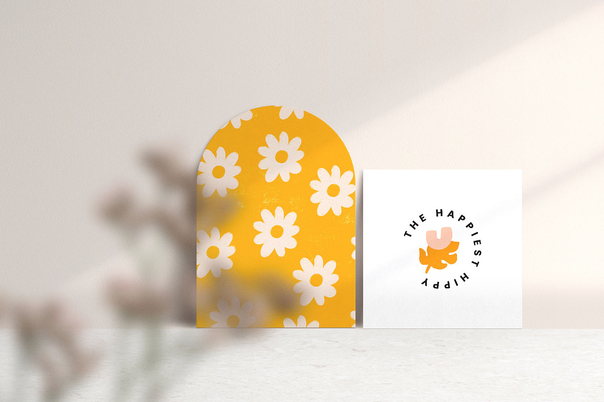 Retro Modern Hippy Logo Kit, a Branding & Logo Template by Forth and Wild (Photo 16 of 16)