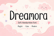 Dreamora – Handwritten Display Font