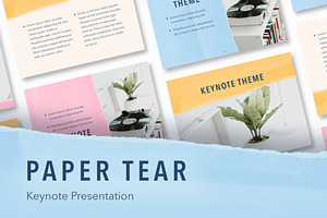 Paper Tear Keynote Template