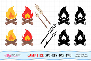 Fire Camp SVG