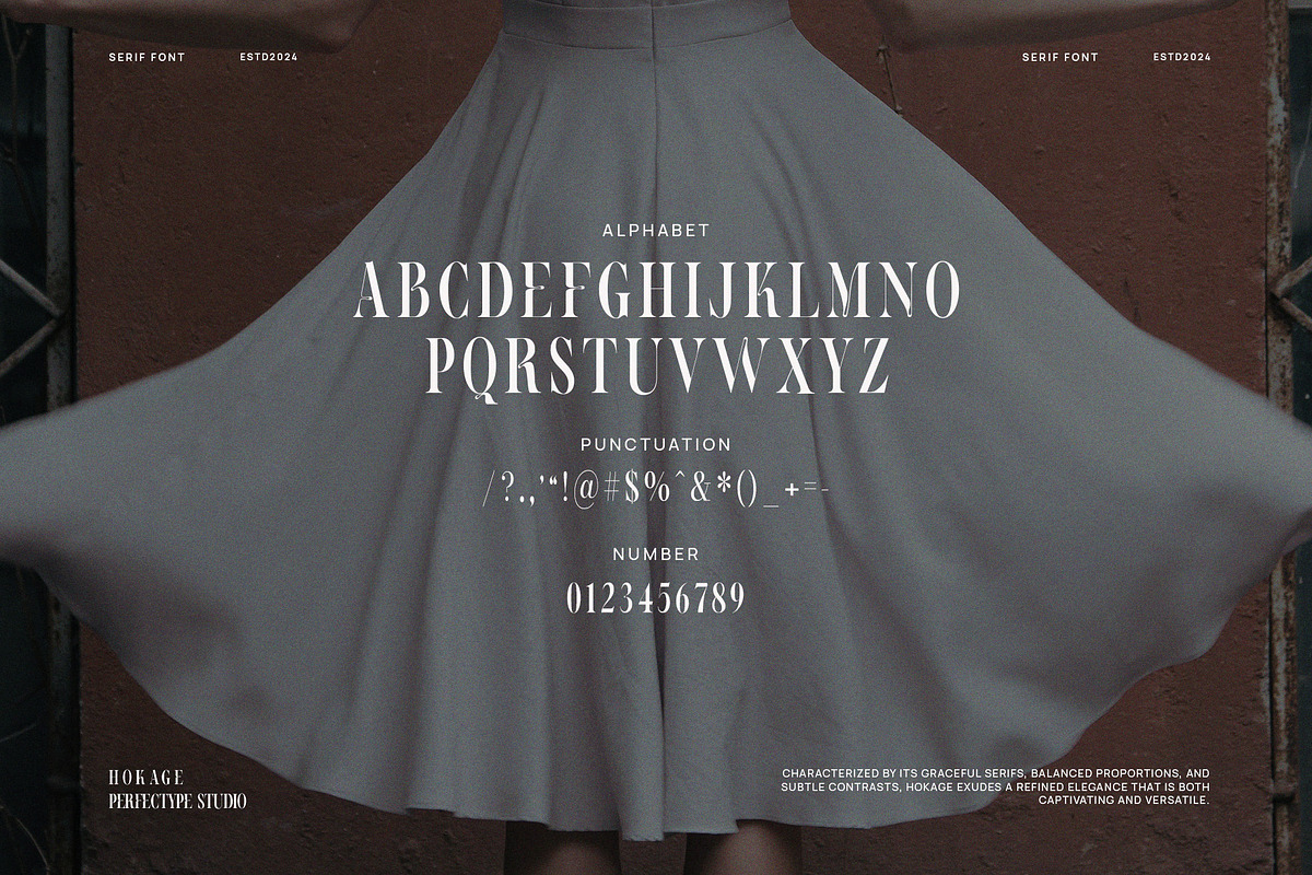 Hokage Elegant Serif Font, a Serif Font by Perfectype (Photo 8 of 8)