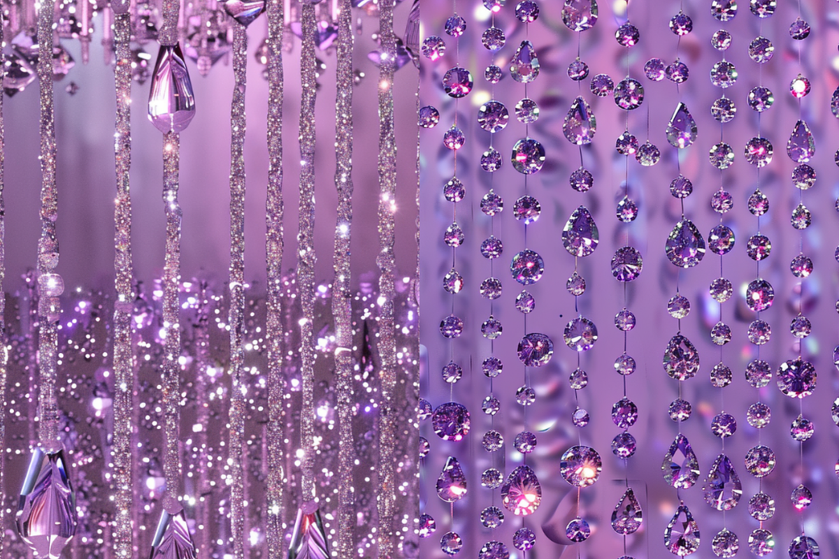 Lavender Dripping Glitter Patterns, a Pattern Graphic by PrintablesByFranklyn (Photo 4 of 6)