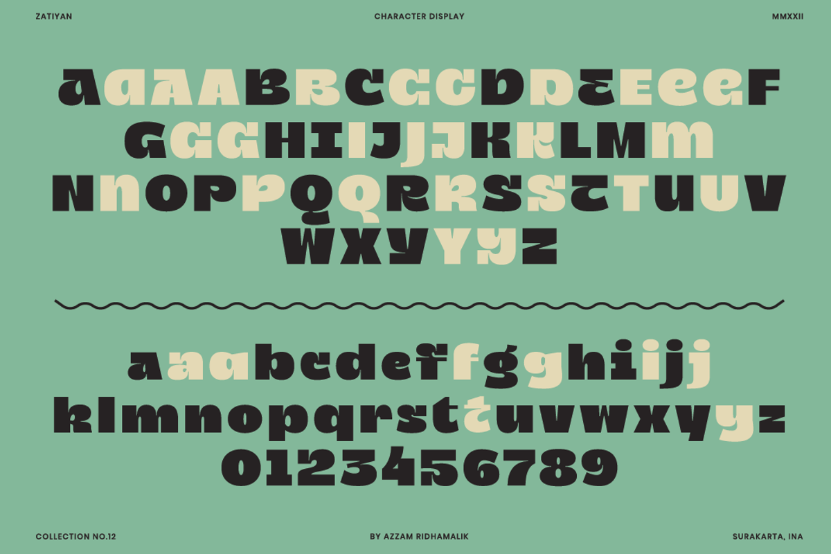 Zatiyan - Display Font, a Font by Zarma Type (Photo 3 of 12)