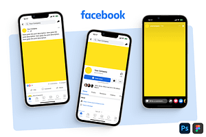 Facebook Branding Kit PSD Figma