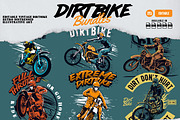 extreme Dirtbike motocross bundles, a Sport Illustration by The BolzStudio (Thumbnail 1 of 10)
