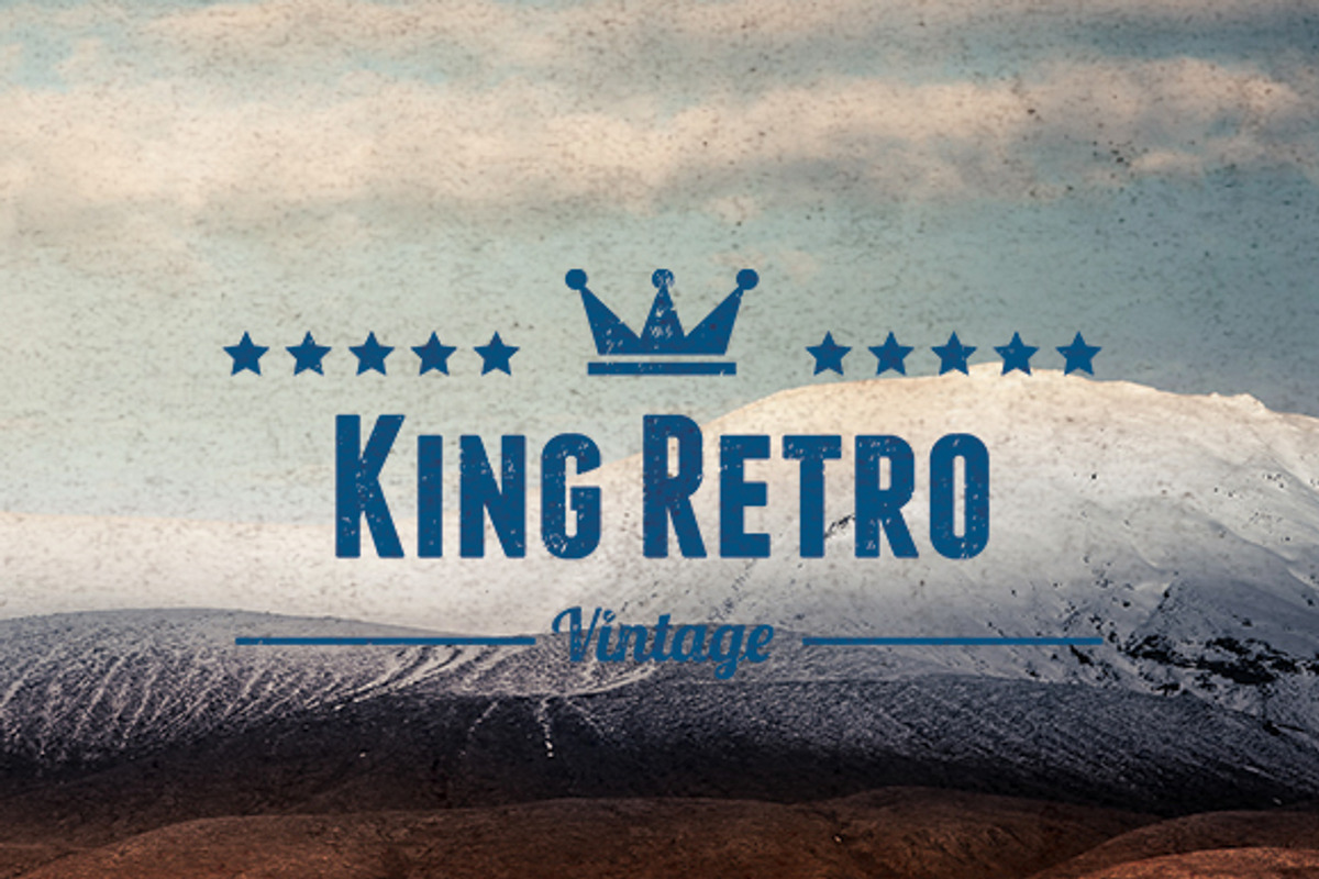 4 Badges Vintage Style preview 4