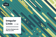 Irregular Lines - Vector Backgrounds, a Background Graphic by dvtchk (Thumbnail 11 of 13)