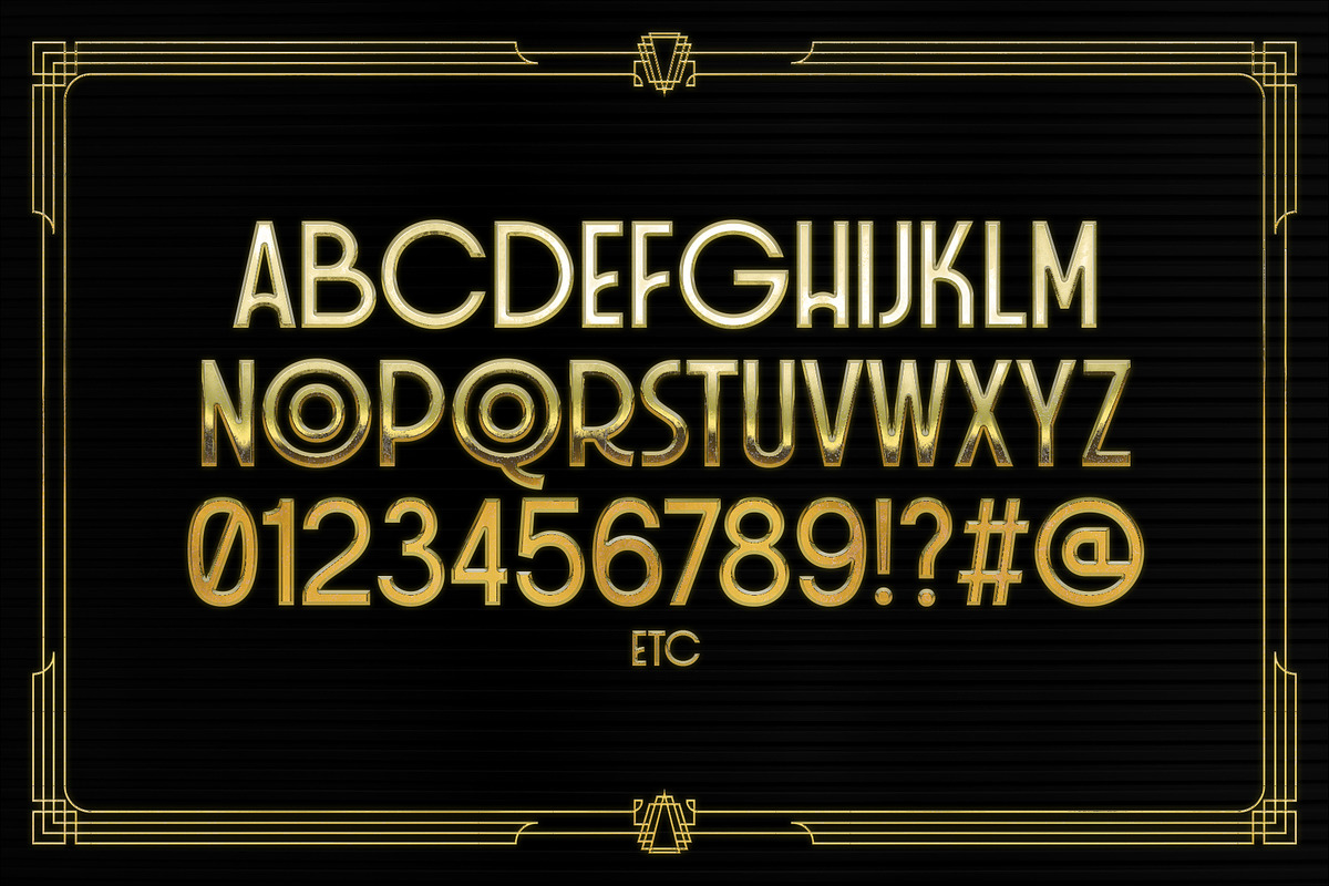Seahoarse Art Deco Display Fonts, a Font by Juru Rancang Studio (Photo 2 of 8)