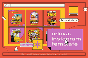 Orlova Post & Story Template, a Social Media Template by Creatchees.std