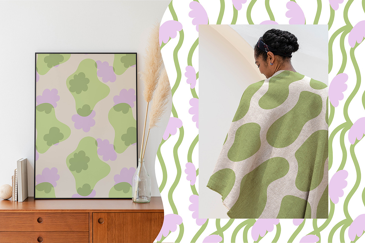 Y2K Wavy Patterns collection, a Pattern Graphic by Felizabeth Design (Photo 11 of 13)