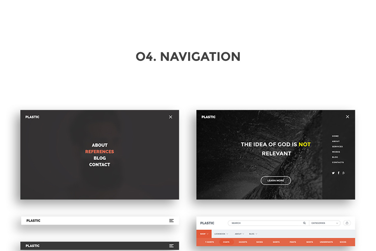 Plastic UI Kit, an UI Kit Template by uix.martin | Creative Market