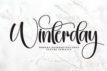 Winterday | Script Font