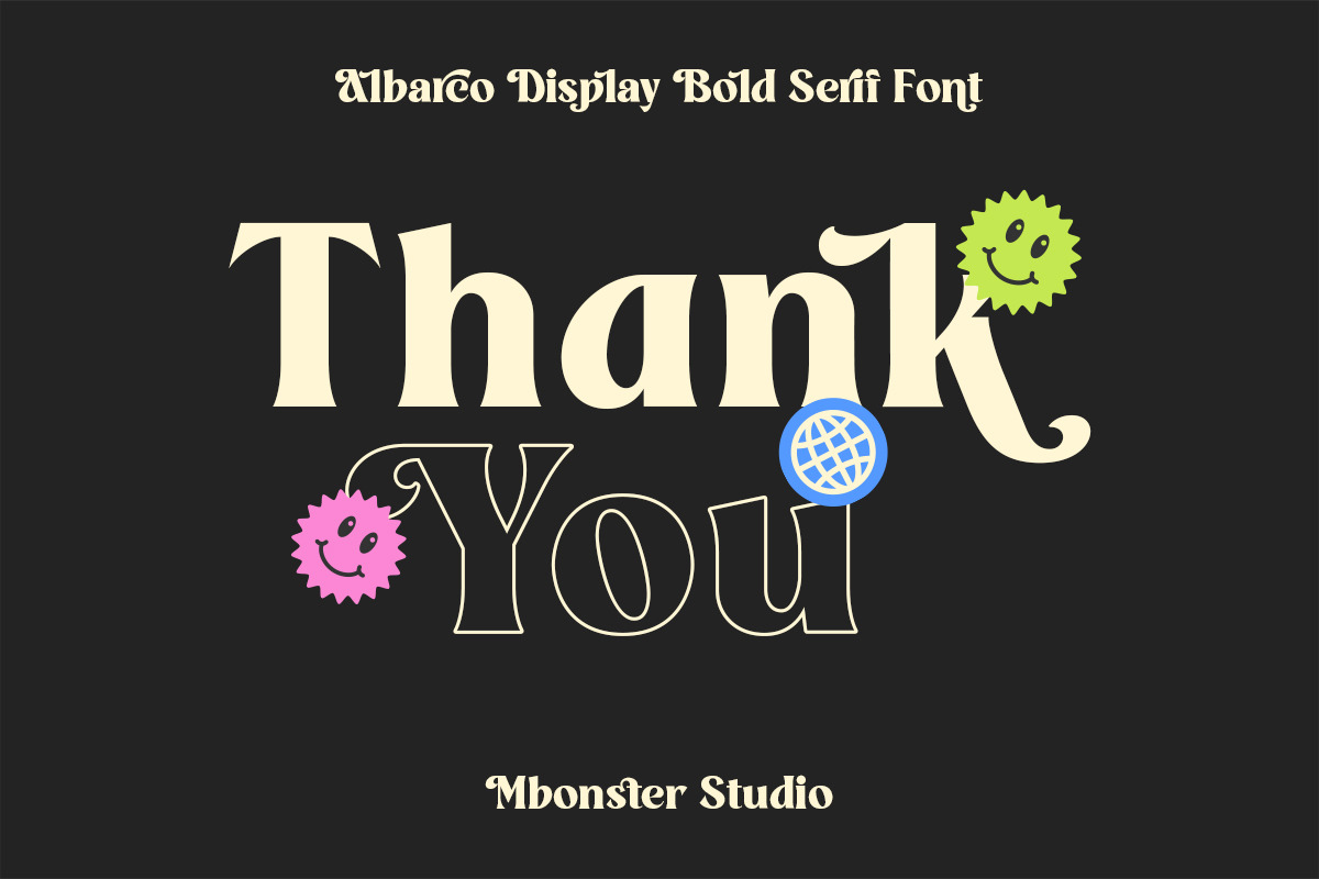 Albarco Bold Serif Font, a Serif Font by Mbonster Design Studio (Photo 12 of 12)