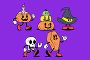 Fright Night Fun Halloween Character, a Seasonal Illustration by Sandypramana (Thumbnail 4 of 11)