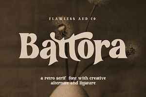 Battora - Modern Retro Font