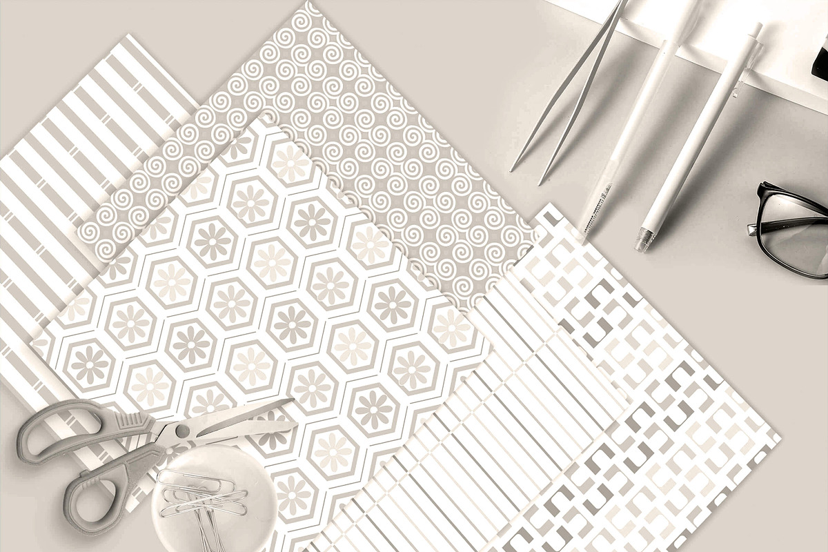 80 Geometric Seamless Pattern Tiles, a Pattern Graphic by Posh Papers & Patterns (Photo 3 of 8)