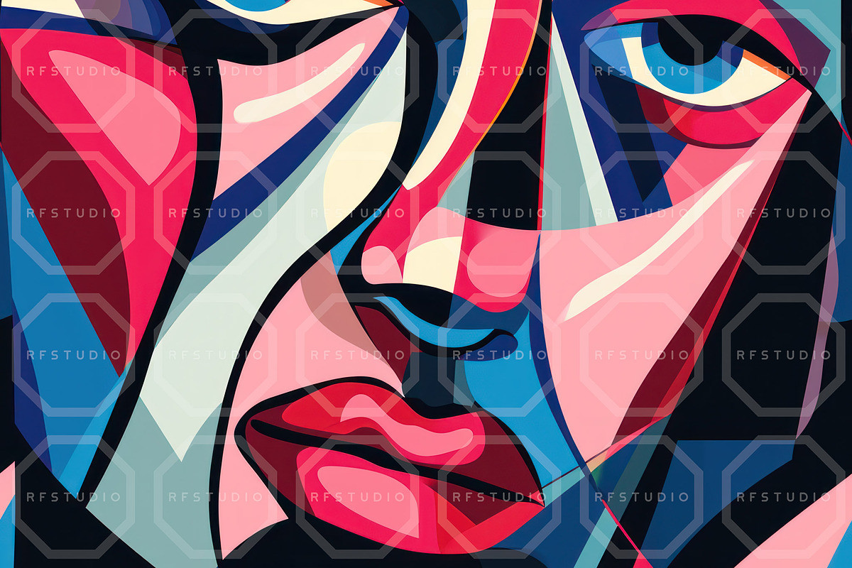 MOSAIC VISAGE. Seamless Bundle, a Texture Illustration by RefinedFantasyStudio (Photo 3 of 9)