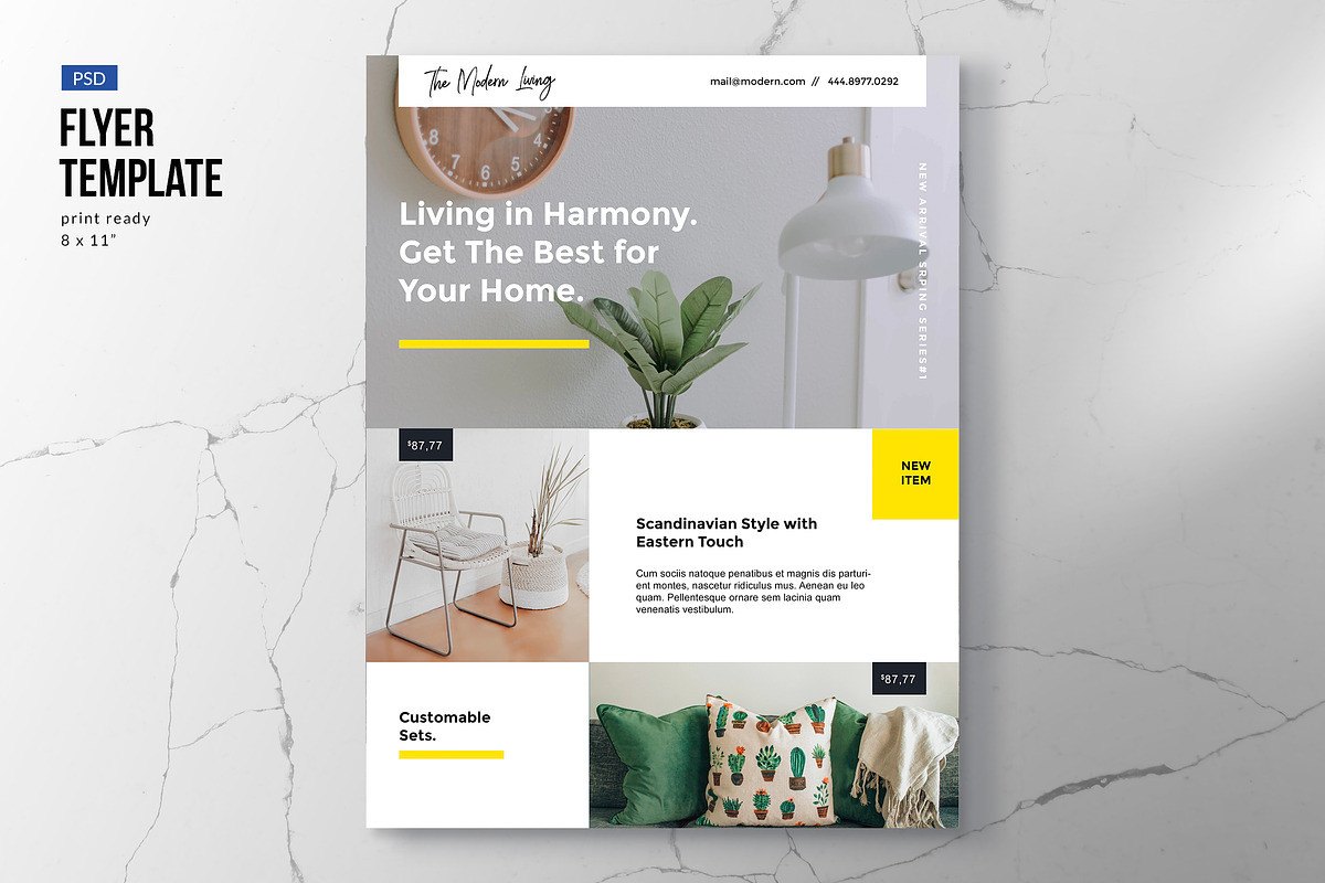 Simple Elegant Flyer, a Flyer Template by Slidehack