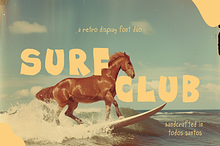 SURF CLUB - RETRO DISPLAY FONT DUO