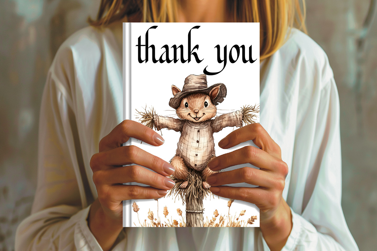 Fall Squirrels Garden Clipart, an Illustration by Libby Wishes (Photo 4 of 4)