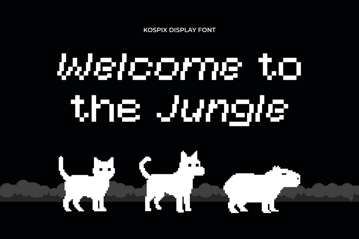 Kospix - Pixel Font, a Sans Serif Font by limitype (Photo 12 of 15)