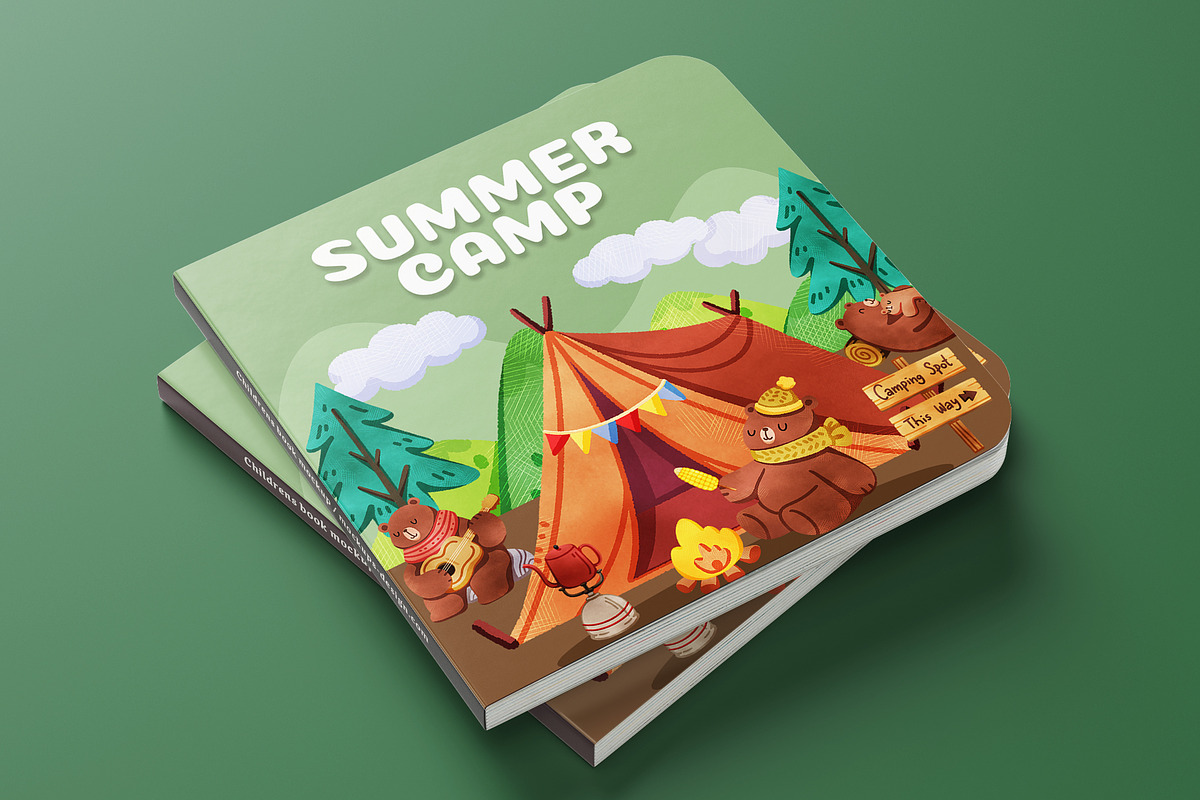 Cute Camping Vibe Watercolor, an Animal Illustration by CreativeValuation (Photo 13 of 16)