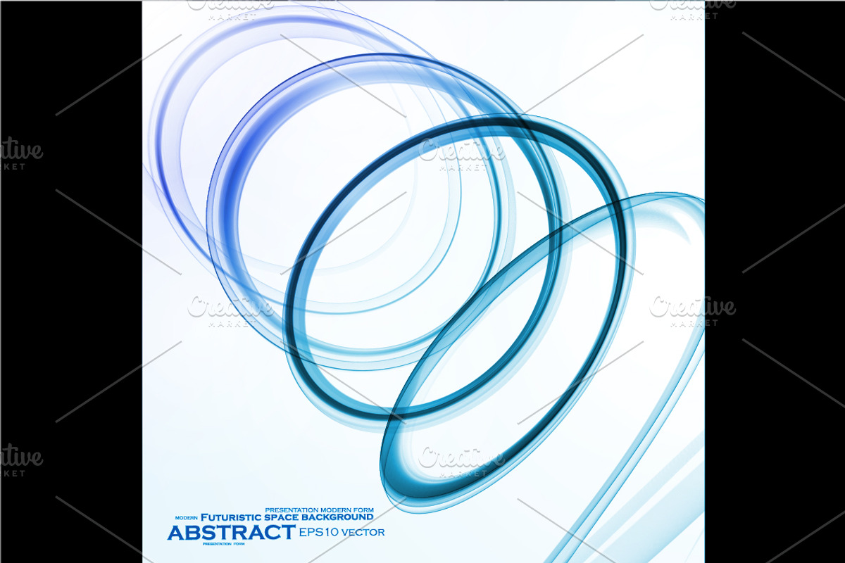Set of Abstract blue backgrounds, a Pattern Graphic by majcot (Photo 3 of 6)