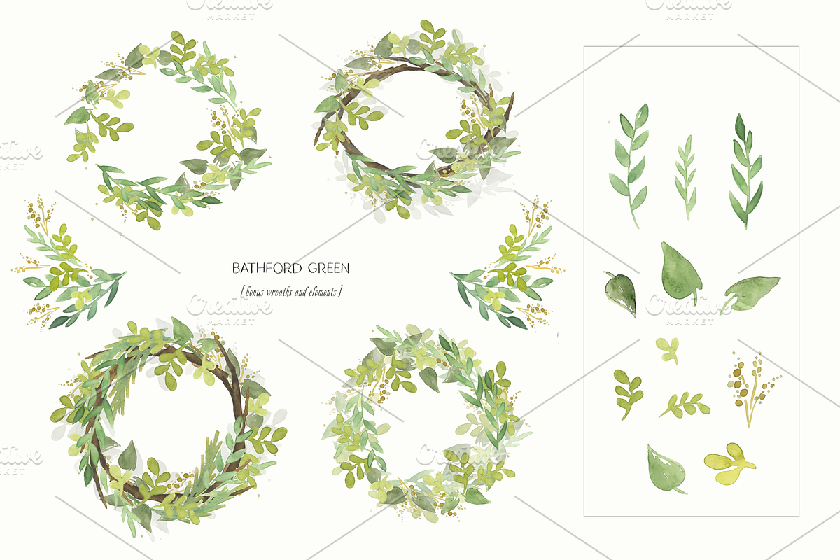 Bathford Green Collection, a Decorative Illustration by KLUGE+CO (Photo 10 of 13)