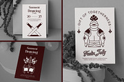 Samurai Drawing Art Set, a Person Illustration by Vectors Market (Thumbnail 4 of 8)