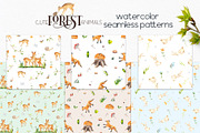 Watercolor Forest Animals, an Object Graphic by Ana-Sakuta (Thumbnail 11 of 18)