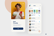 Q Message (adobe xd), an App Template by Nik Design (Thumbnail 5 of 10)
