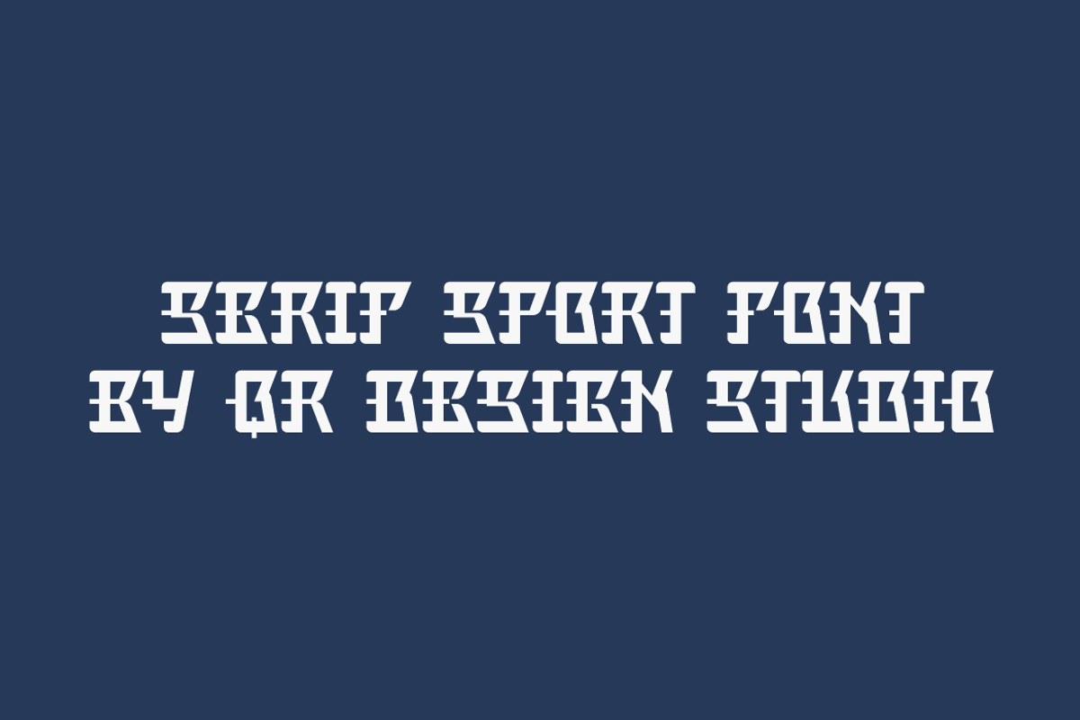 Fast Serious - Racing & Speed Font, a Blackletter Font by QR Design Studio (Photo 3 of 6)