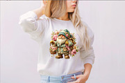 Whimsical Spring Gnome Clipart Bundl, an Illustration by SVGArt (Thumbnail 4 of 7)