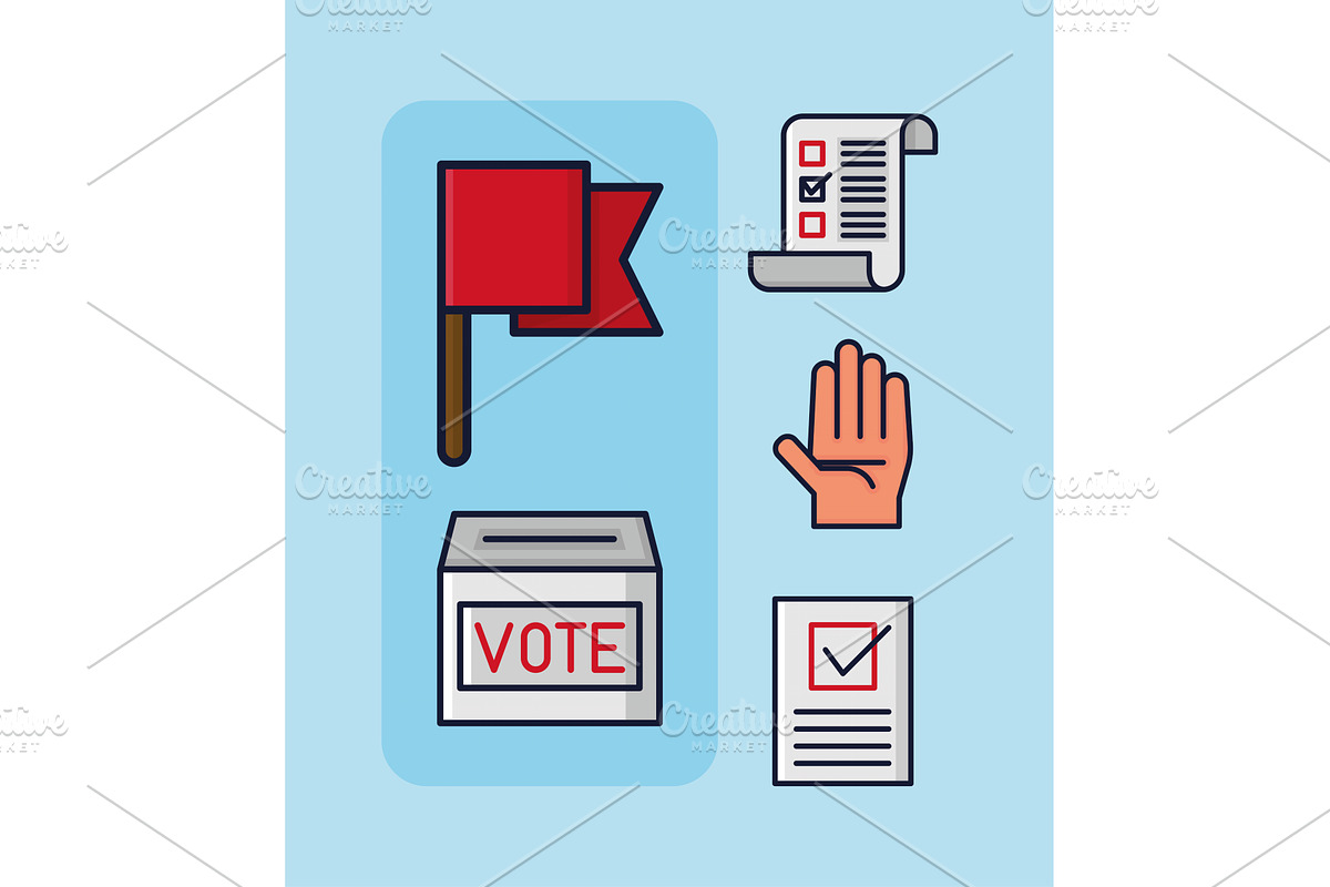 elections and vote, an Object Illustration by studiogstock