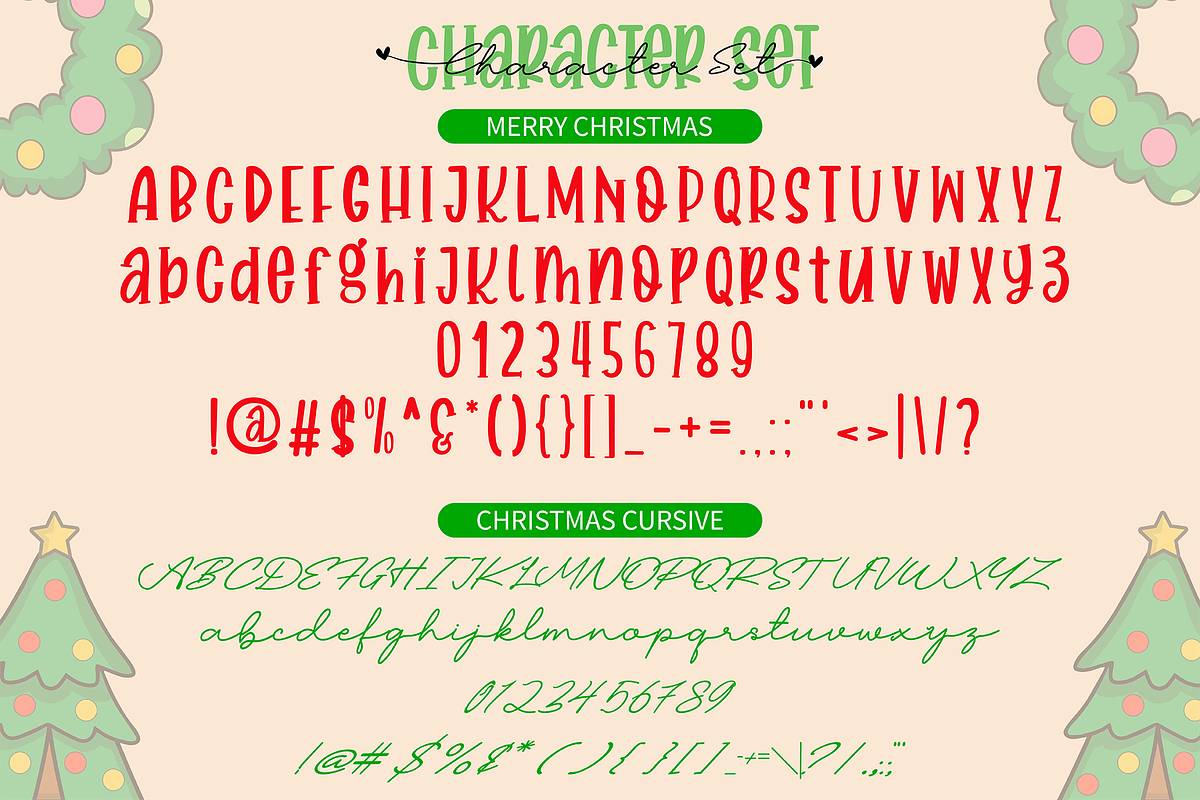 Merry Christmas Duo Font, a Script Font by Akrinity Digital (Photo 3 of 7)