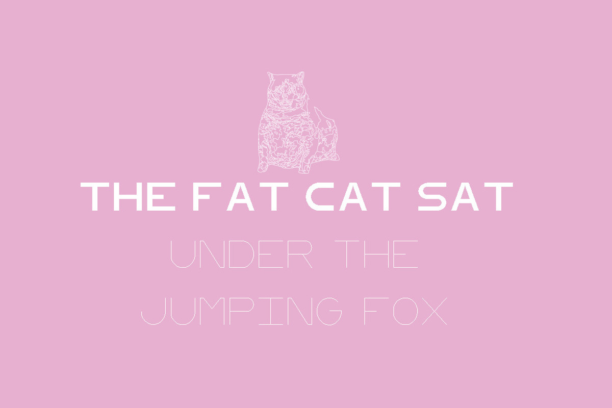 SIMON Thick & Thin Display Font preview 5