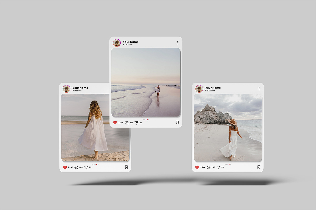 Instagram Post Mockup, an iPhone Mockup by Amigos__46 (Photo 8 of 11)