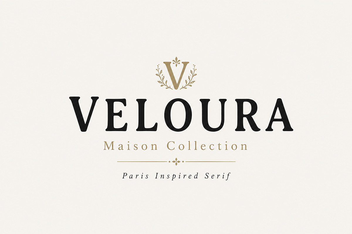 Veloura, a Serif Font by Wow Magic (Photo 3 of 3)