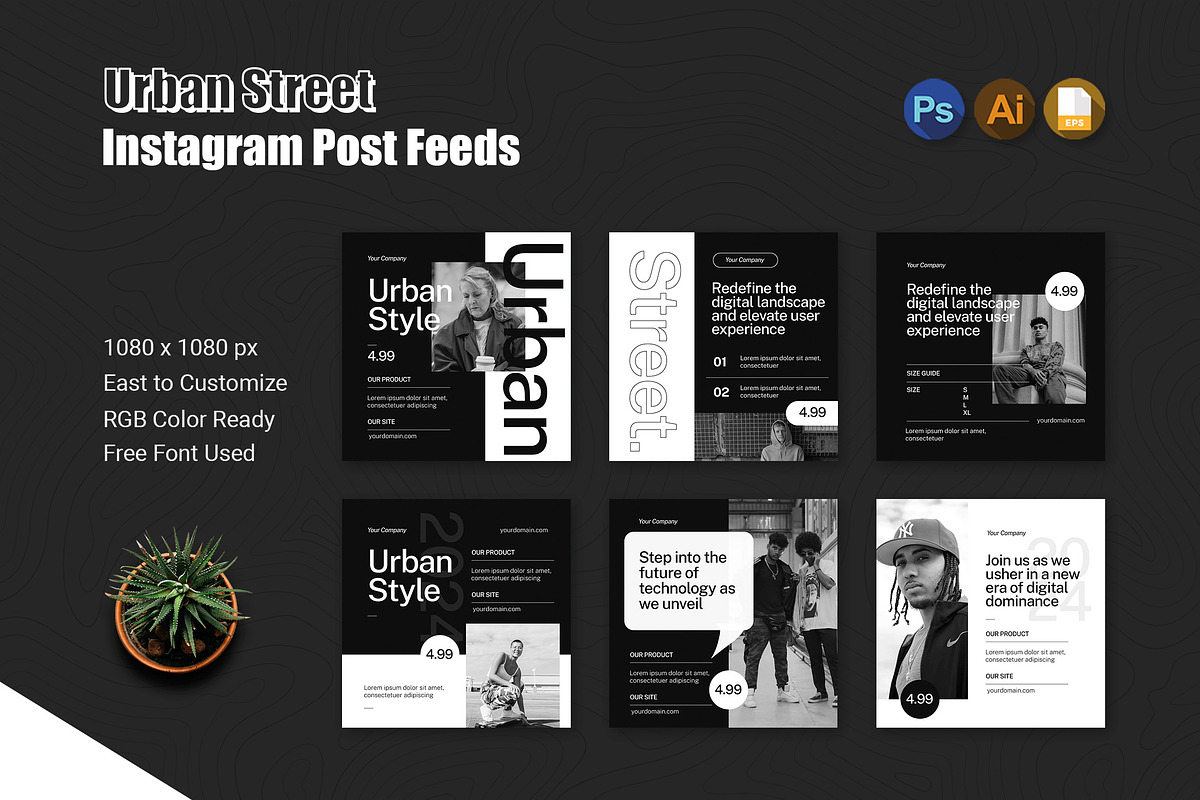 Urban Street Instagram Post, a Social Media Template by Esensifiksi.studio