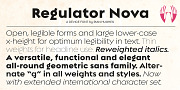 Regulator Nova, a Sans Serif Font by Device (Thumbnail 4 of 9)